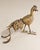 Japanese Vintage Japanese Gold-Tone Metal Rooster Sculpture For Sale - Image 3 of 6