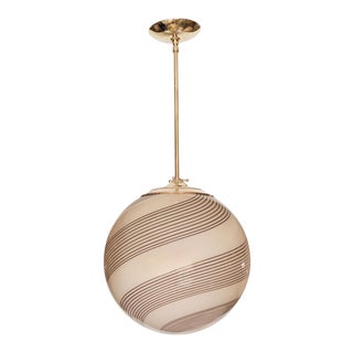 Spherical Swirl Design Pendant For Sale