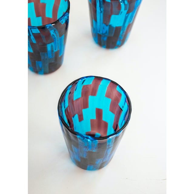 Drinking Glasses in Murano Glass by Maryana Iskra for Ribes the Art of Glass, 2004, Set of 6 For Sale - Image 17 of 18