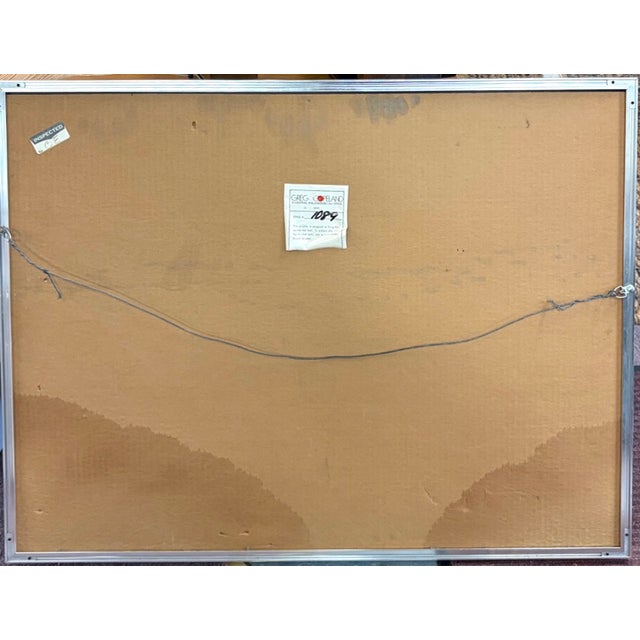 Original Mid Century Greg Copeland Tree of Life Mirror With Apple - Signed and Dated For Sale - Image 9 of 10