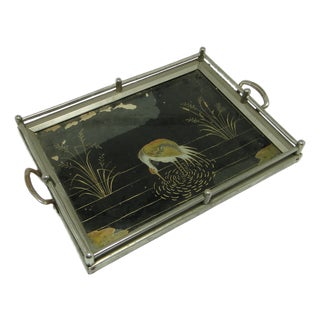 Japanese Lacquerware Tray, 1920s For Sale