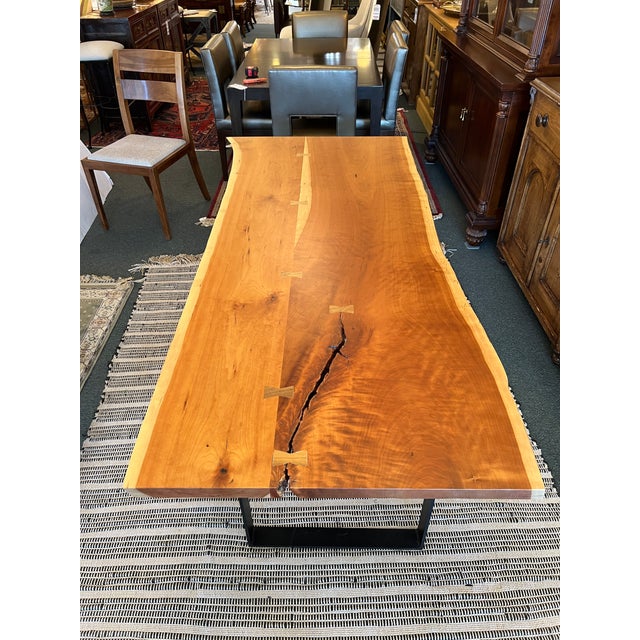 Room & Board Cherry Chilton Live Edge Dining Room Table Chairish