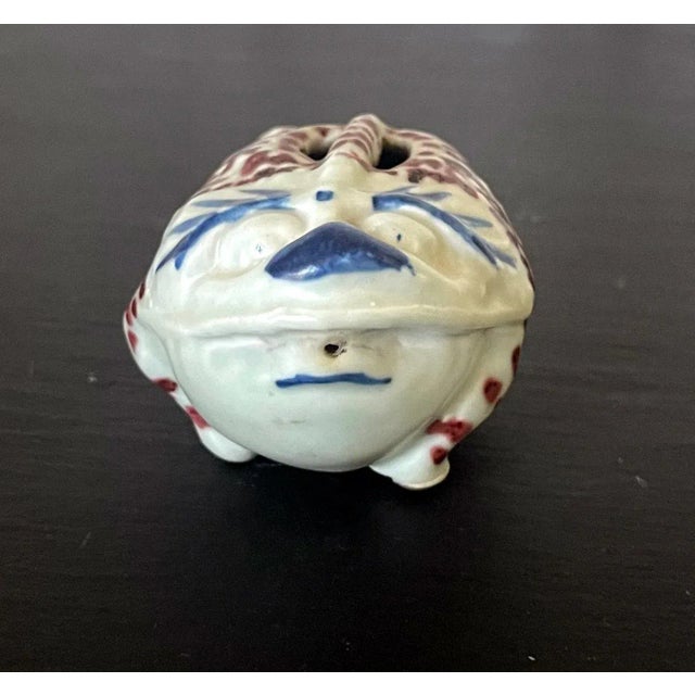 Early 20th Century Korean Ceramic Frog Form Water Dropper For Sale In Atlanta - Image 6 of 13