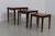 1960s Danish Modern Rosewood Nesting Tables, 1960s, Set of 3 For Sale - Image 5 of 17