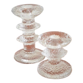 Vintage Candlesticks by Timo Sarpaneva for Iittala, 1960s, Set of 2 For Sale