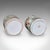 Pair of Vintage Huntsman Biscuit Barrels, Oriental, Ceramic, Kitchen Storage Jar For Sale - Image 9 of 12