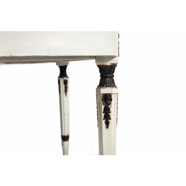 Napoleon III Ovular Dining Table With Nero Portoro Marble Top For Sale - Image 12 of 18