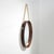 Mid-Century Modern Round Teak Wall Mirror, 1960s For Sale - Image 3 of 14