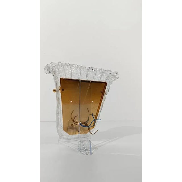 Italian Shield Sconces in Murano Graniglia Glass, 1980s, Set of 2 For Sale - Image 18 of 18