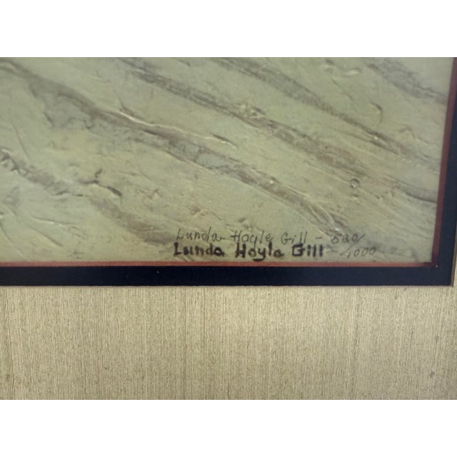 Lunda Hoyle Gill “Lundy in the Sand” Limited Edition Framed Print 520/1000 For Sale - Image 11 of 12