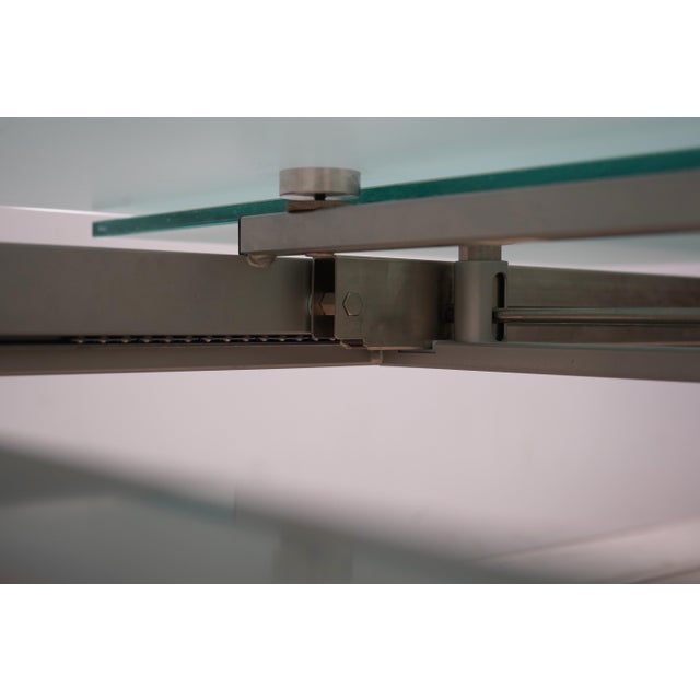 Calligaris Modern Design Glass Top Dining Table For Sale - Image 12 of 12