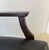 Mid-20th Century Black, Button-Tufted, Faux Leather Accent Chair With Wooden Legs & Arms - Vintage Charm! For Sale - Image 9 of 15