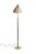 Floor lamp with adjustable height. At its highest the lamp is 147cm and 118cm at its lowest. The floor lamp is made of...