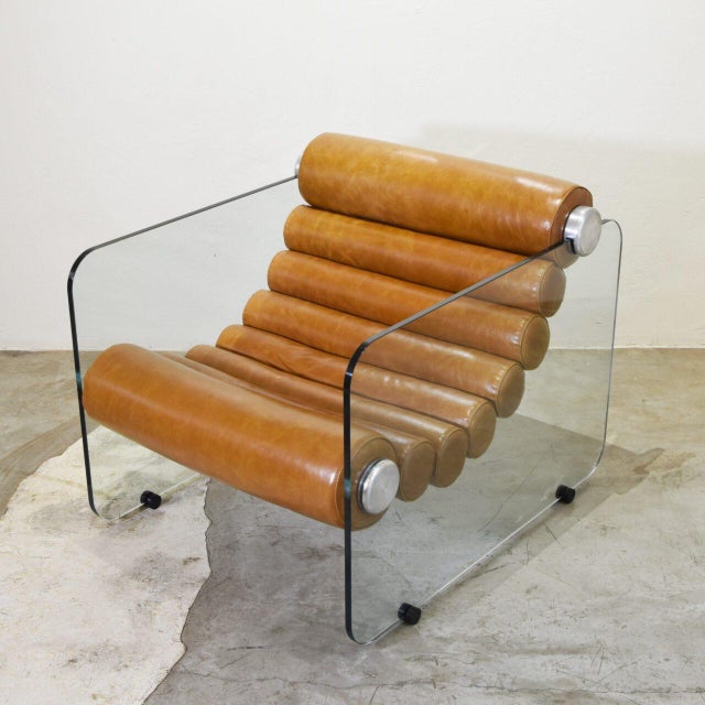 Hyaline Armchair by Fabio Lenci for Comfortline, 1970s For Sale - Image 11 of 11