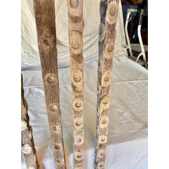 Early 20th Century French Wooden Oyster Sticks - Set of 4 For Sale - Image 11 of 12