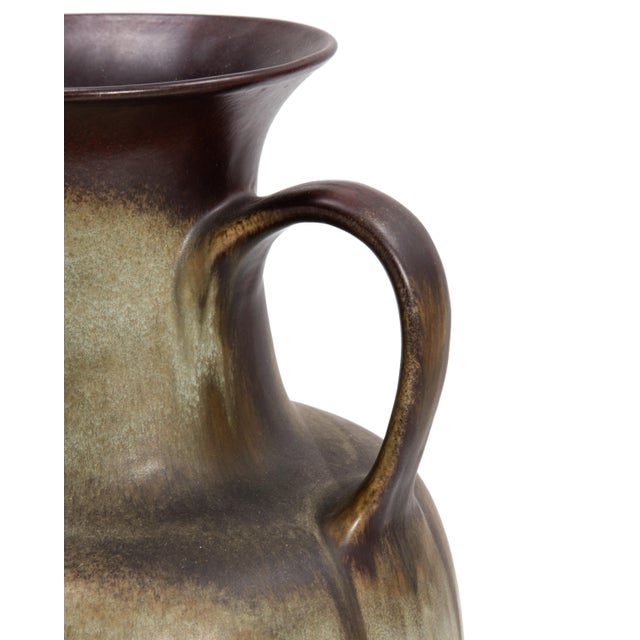 Brown 715 1960s Mid Century Floor Vase Earth Tone Steuler Keramik East Germany For Sale - Image 8 of 13