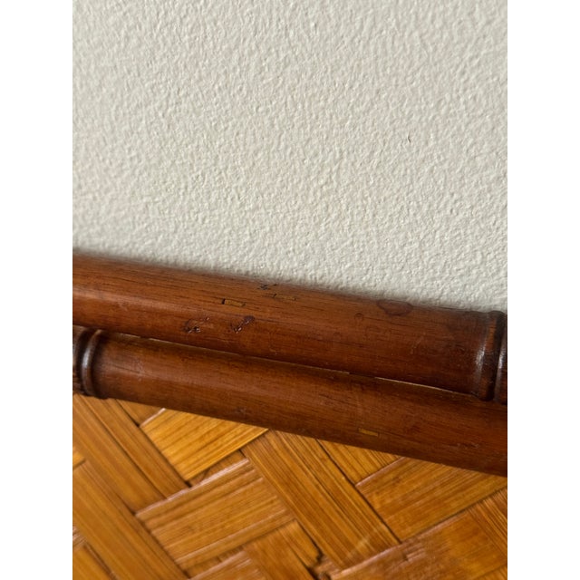 Octagonal Parquetry Wood Framed Wall Mirror, Late 20th Century For Sale In Philadelphia - Image 6 of 9