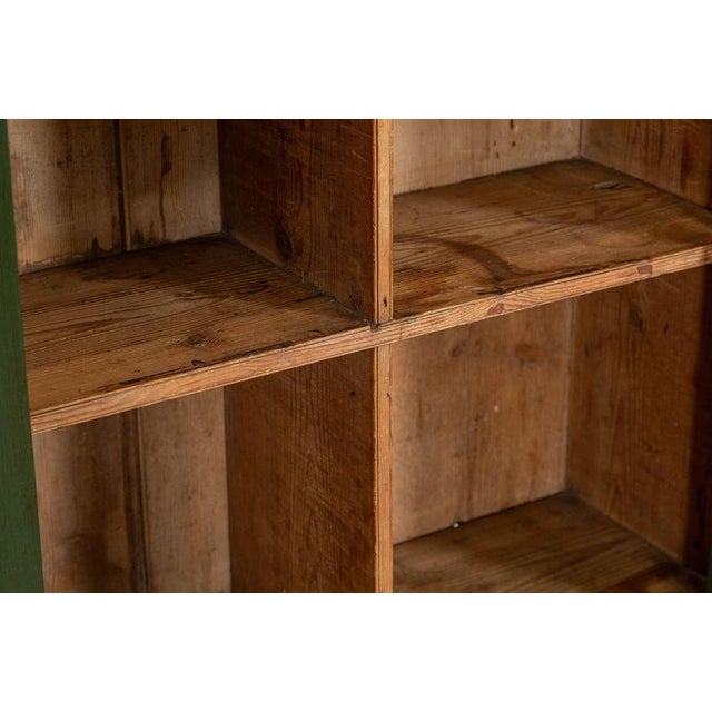 Large English Pine Painted Housekeepers Cabinet, 1880 For Sale - Image 14 of 17