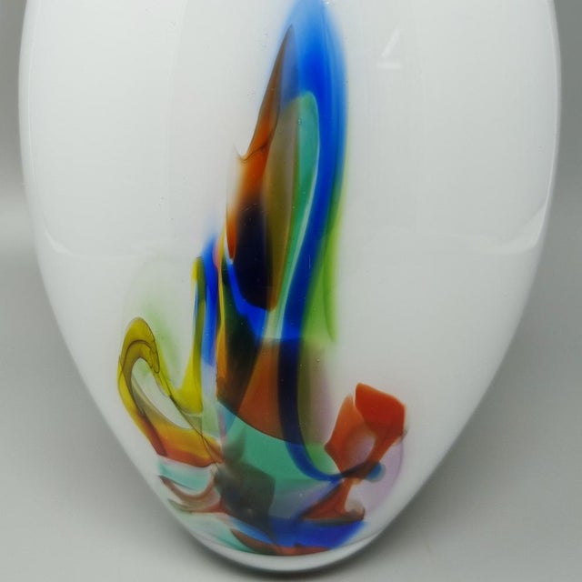 Vintage Italian Vase in Murano Glass, 1970s For Sale - Image 4 of 10