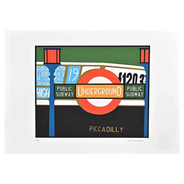 Mario Padovan, Underground, Screen Print, 1970s For Sale