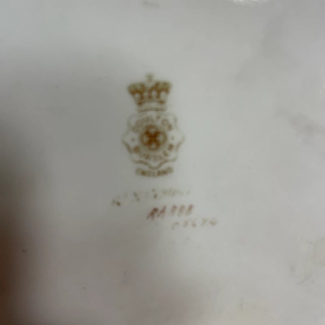 Early 20th Century Royal Doulton Burslem Plates- a Pair For Sale - Image 10 of 10
