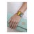 Bochic ‘Capri’ Vintage Natural Amethyst, Lemon Topaz & Blue Topaz Bangle In 18K For Sale - Image 4 of 11
