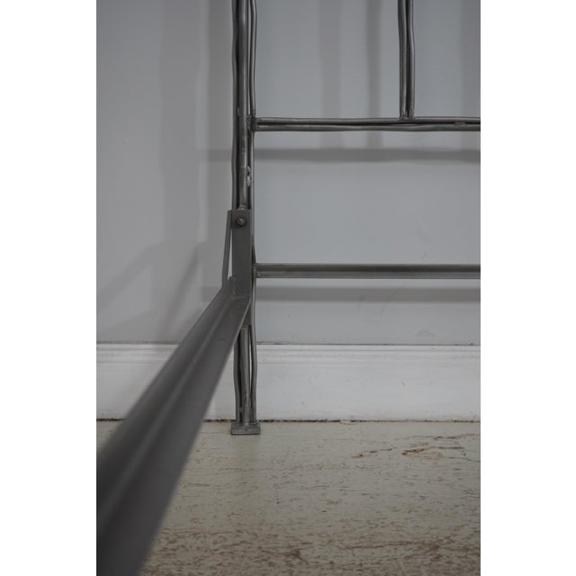 Corsican Iron Twiggy Bird & Berry Queen Size Poster Bed For Sale - Image 12 of 16