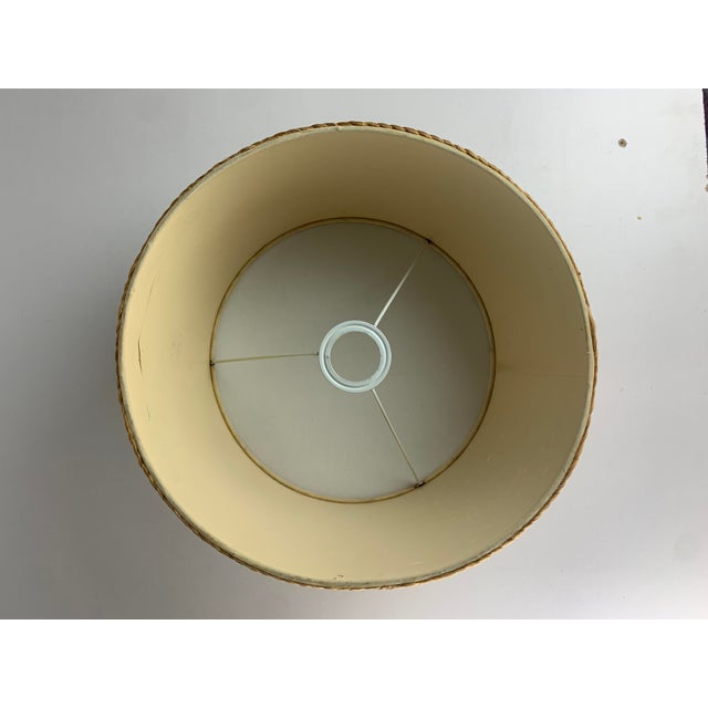 Modern French Turned Wood Table Lamp by Charles Dudouyt, 1930s For Sale - Image 14 of 17