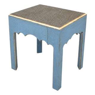 St.Charles Side Tables With Croc Top Finish For Sale