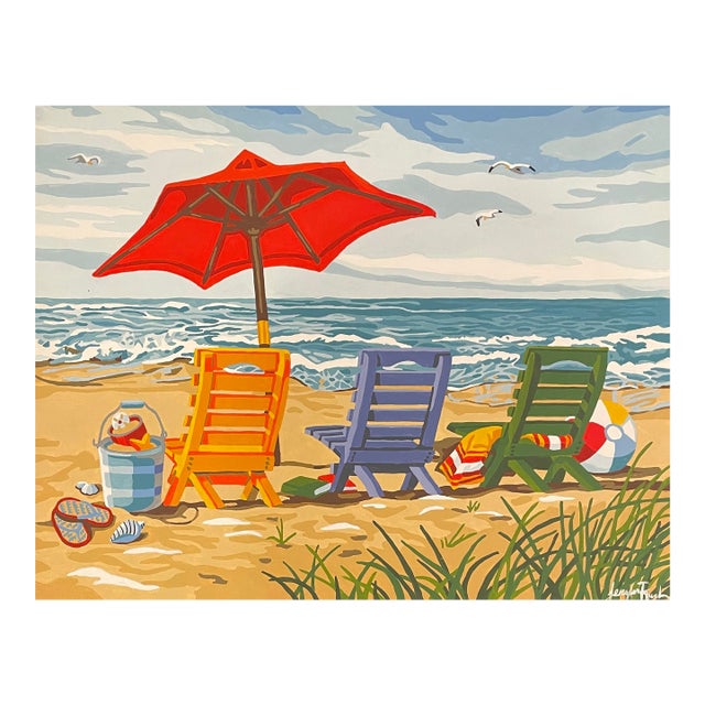 Jennifer Rush Beach Painting For Sale