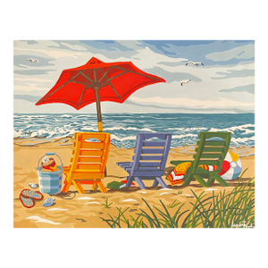 Jennifer Rush Beach Painting