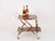 Mid-Century Brass and Wood Bar Cart by Cesare Lacca, Italy, 1950s For Sale - Image 3 of 16