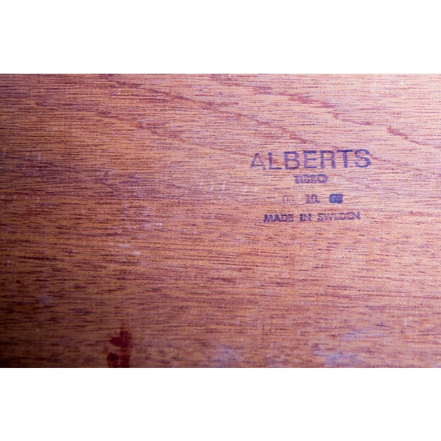 Wood Swedish Rosewood Coffee Table by Alberts Tribro, 1960s For Sale - Image 7 of 12