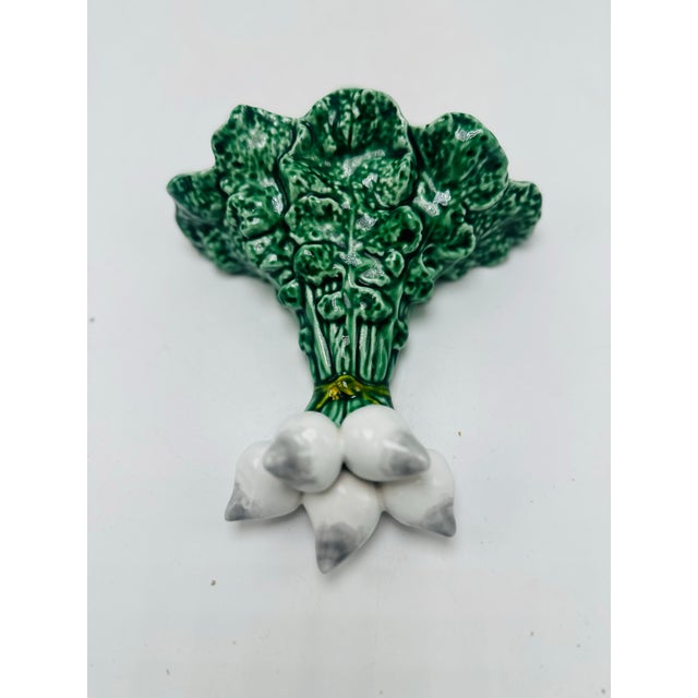 Ceramic Rare Bordallo Pinheiro Wall Pocket For Sale - Image 7 of 7