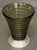 Art Deco Vases of Ribbed Smoked Glass and Chrome - From France (Two Available) For Sale In Austin - Image 6 of 15