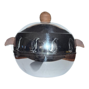 1960s Mid-Century Chrome Penguin Ice Bucket