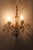 Gold Venetian Hollywood Regency Chandelier with Crystal Glass & Leaves, 1950s For Sale - Image 8 of 18