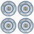 Trellis and Topiary Melamine Dinner Plates, Set of 4 For Sale - Image 4 of 4