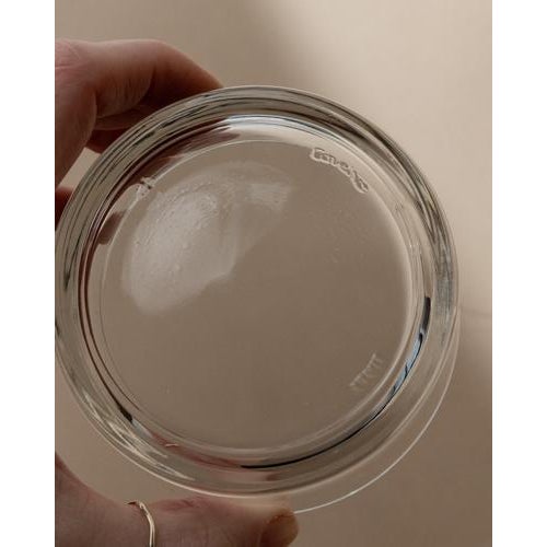 Metal Vintage Glass and Stainless Steel Lidded Jar, 1970s For Sale - Image 7 of 11