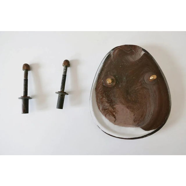 Mid-Century Italian Modern Marbled Glass Push & Pull Door Handle, 1960s For Sale - Image 14 of 18