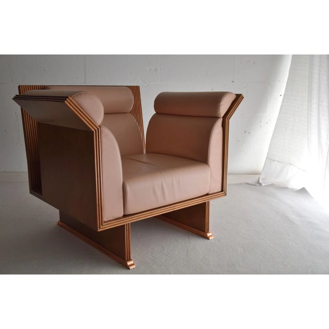 Set of Poltrona Pretenziosa Lounge Chairs by Ugo la Pietra for Busnelli, 1983 For Sale - Image 3 of 11