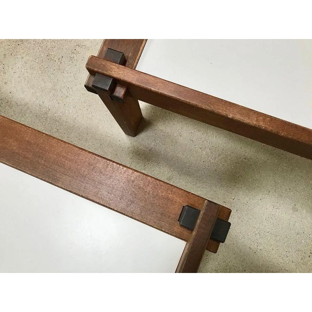 Brutalist Farmer Side Tables with Reversible Tops by Gerd Lange for Bofinger, 1960s, Set of 2 For Sale - Image 10 of 18