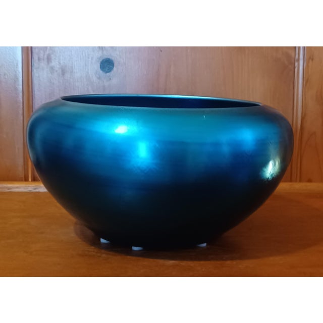 Elevate your space with this breathtaking piece of American art history. Crafted during the legendary Frederick Carder...