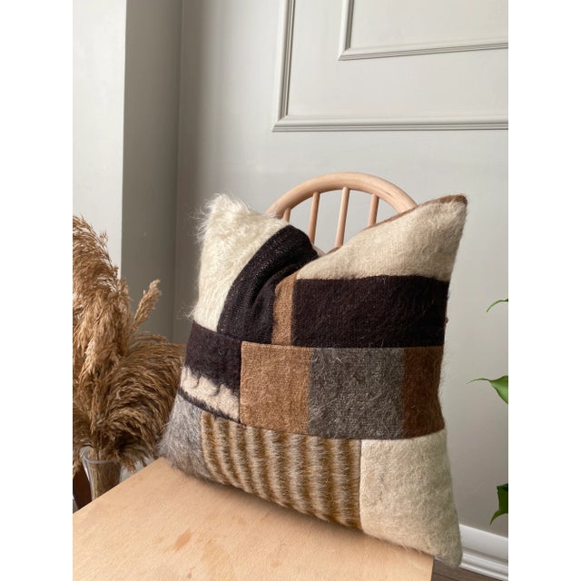 Tribal Vintage Kilim Pathcwork Turkish Patchwork Pillow Cover For Sale - Image 3 of 8