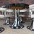 Mid 20th Century Vintage Russell Woodard Style Chrome Swivel Dining Set With Smoked Glass Top For Sale - Image 5 of 12