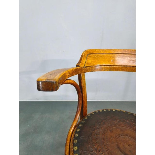 Gold Secession Armchair by Jacob & Josef Kohn, Vienna, 1930s For Sale - Image 8 of 16