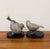 Mid 20th Century Solid Metal Bird Sculptures on Stone Base - Pairs For Sale In West Palm - Image 6 of 7