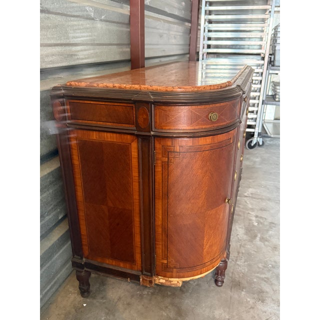 Late 19th Century French Belle Époque Louis XV Revival Bombe Marble-Top Chest For Sale - Image 18 of 18