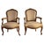 French Louis XV Style Giltwood Chairs, 1800s, Set of 2 For Sale - Image 9 of 9