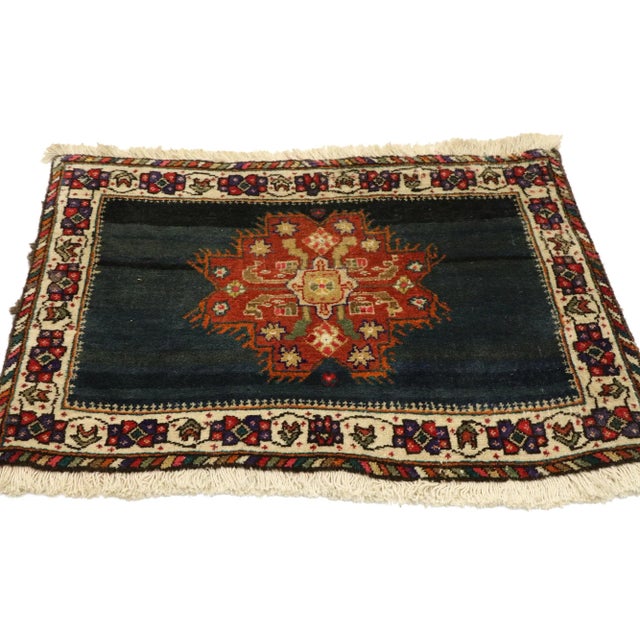 Traditional Vintage Persian Tabriz Rug - 01'06 x 02'00 For Sale - Image 3 of 7